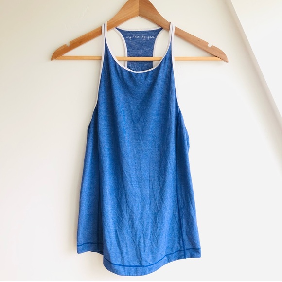 Lululemon Time To Sweat Racerback Tank Top My Race My Pace Running Sz 6 - Picture 3 of 12